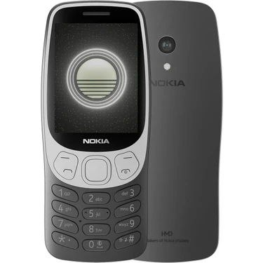 Nokia 3210 Tuşlu Cep Telefonu Siyah (2 Yıl Türkiye Distribütör