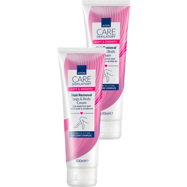 Avon Works Aloe ve Jojoba Yağlı, Hassas Ciltler İçin Vücut ve Bacak Tüy Dökücü Krem – 2,5 Dakikada