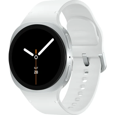 Samsung Galaxy Watch8 Small Gümüş SM-L320NZSATUR Akıllı Saat Kalp Ritmi Ölçme ve GPS