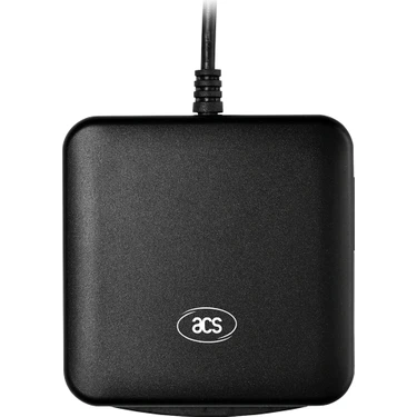 Softwareeni Kimlik Kartı Okuyucu Acs ACR39U-U1 Temaslı Akıllı Kart Okuyucu USB