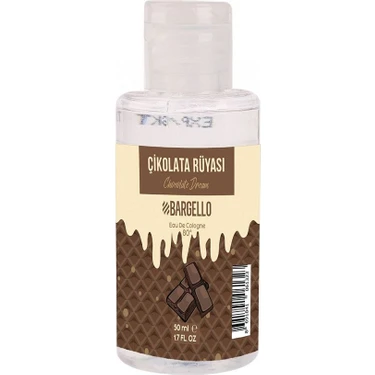 Bargello Çikolata Rüyası 50 ml Plastik Dökme Kolonya Edc -