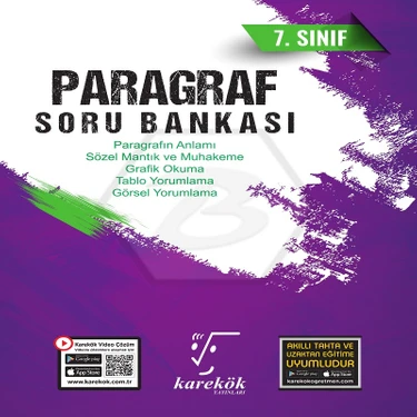 Karekök Yayıncılık 7. Sınıf Paragraf Soru