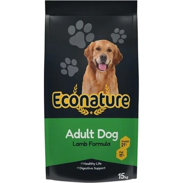 Econature Kuzu Etli Yetişkin Köpek Maması - 15