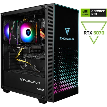 Casper Excalibur E65L.147F-BF70X-0HD Intel Core i7-14700F 16GB RAM 1TB SSD NVIDIA Geforce RTX 5070