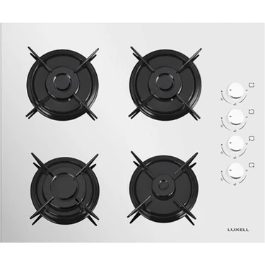 Luxell LX-40TAHDF 10 Kademeli Oval Beyaz Ankastre