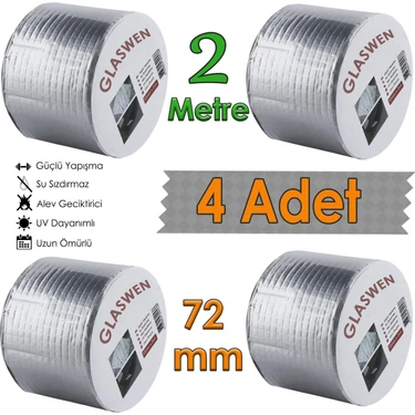 GAGIZE TRACULENT CRIME ソノシートHAR-002 4 Adet Çatı Izolasyon Bandı 72 mm x 2 mt Su Sızdırmazlık Fiyatı