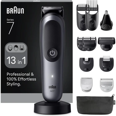 Braun Hepsi Bir Arada Series 7, 13'ü 1 Arada Tıraş Kiti, Problade, Autosense,