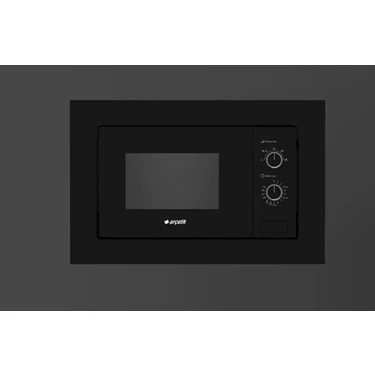 Arçelik 2030 S Ankastre Mikrodalga 20 L Kapasite 800 W Güç Siyah Renkli Mekanik