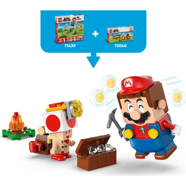 LEGO® Super Mario™ Captain Toad Kampı 72040 Yaş ve Üzeri Çocuklar için  Yaratıcı Oyuncak Yapım