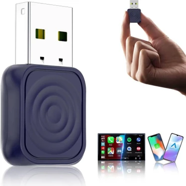 Carlinkit Mini Ultra Kablosuz Caplay & Android Auto Dönüştürücü Tak