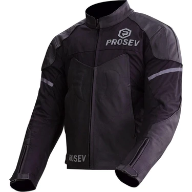 Prosev 104 Black King Motosiklet Montu XS Beden Deri Malzeme ile Güvenli ve Fonksiyonel