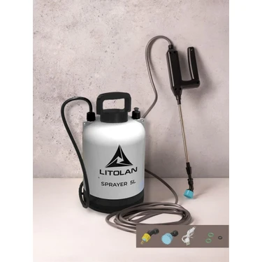 Litolan 5 L Şarjlı Elektrikli Püskürtücü – Bahçe & Zirai