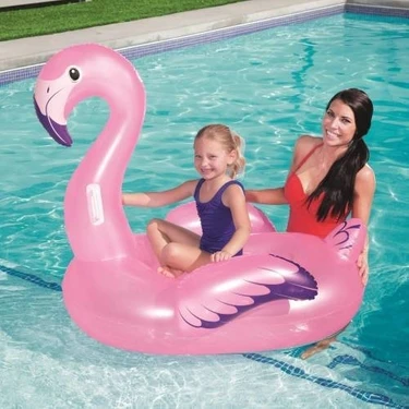 Bestway Flamingo Binici - Şişme Flamingo Binici Bot - Deniz Flamingo Binici - Havuz Flamingo Şişme