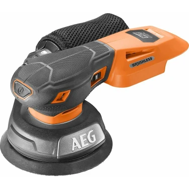 Aeg BEX18SBL-125-0 Akülü Titreşim Zımpara Kömürsüz (Akü Fiyatı