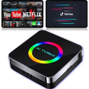 Yeni Nesil Araç Carplay ve Android Auto Aı Box | 4GB+64GB Android 14 | Kablosuz Carplay & Android