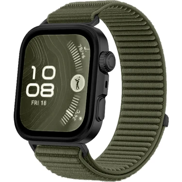 Voyo Huawei Watch Fit 5 / Fit 4 /Fit 3 ve Pro'lar Kordon Kayış Bez Hasır Bileklik