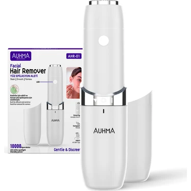 Auhma Ahr-01 Yüz Epilasyon Aleti | Acısız Kadın Yüz Tüyü Temizleyici | Taşınabilir Tıraş Makinesi –