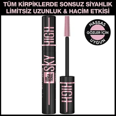 Maskara Maybelline New York Lash Sensational Sky High Cosmic Black