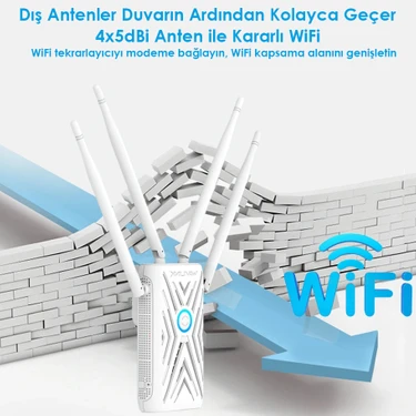 Wavlink AC1200 Dual-Band Wi-Fi Menzil Genişletici 867 Mbps Fiyatı