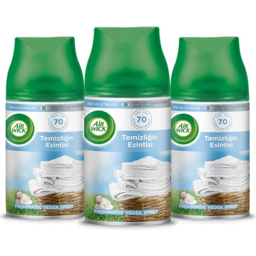 Air Wick Freshmatic Makine Yedek Spreyi Temizlik Esintisi Oda Kokusu 250 ml Asma Koku