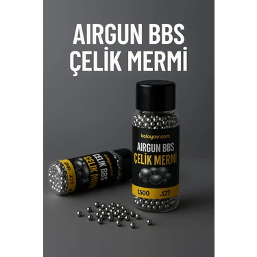 Airgun Bbs Çelik Bilye 177CAL. 4.5mm 1500 Adet Avantajlı
