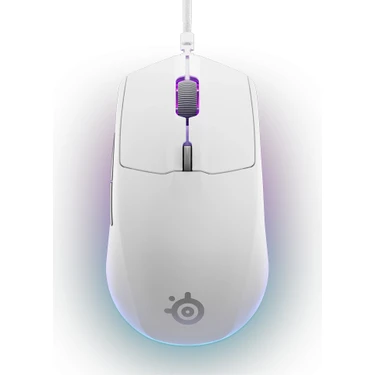 Steelseries Rival 3 Gen 2 SSM62516 Optik 6 Tuş 8500DPI Beyaz Kablolu Gaming (Oyuncu)