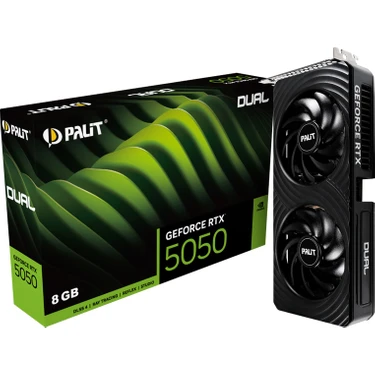 Palit RTX5050 Dual 8gb 128BIT Gddr6 Ekran Kartı