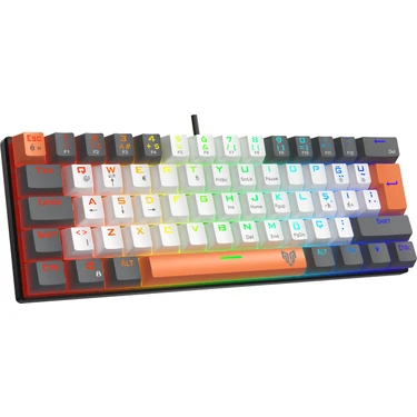 Blueforce Striker Rgb Mekanik Gaming Oyuncu Klavyesi Red Switch Q Tr Mix
