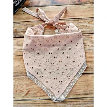 Mufin Collection Bağcıklı Dantel Fisto Bandana |  El