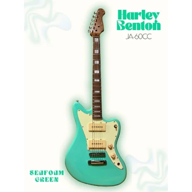 Harley Benton JA-60CC Seafoam Green Elektro Gitar – Vintage Fiyatı