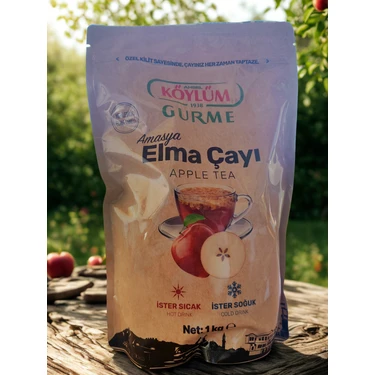 Köylüm Gurme Amasya Elma Çayı 1 kg Doğal Elma Kurusu