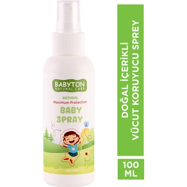 Babyton Doğal Vücut Koruyucu Sprey 100