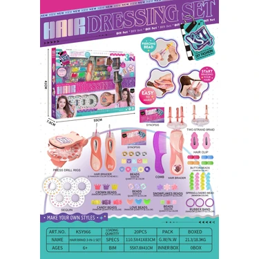 Dıy 3 In 1 Hair Dressing Set / KSY966 Fiyatı - Taksit Seçenekleri