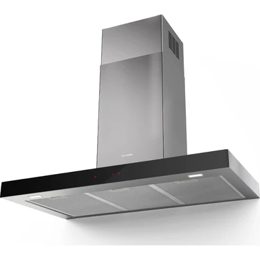 Franke Faber Smart X/v A90 Paslanmaz Çelik Siyah Cam Duvar Tipi Davlumbaz Inox