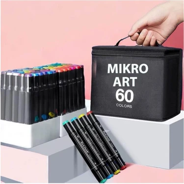Mikro ZW-8001-60 Art Çift Tarafli Marker Çantalı ZW8001-60S Fiyatı