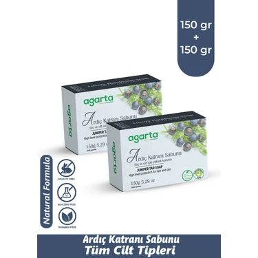 Agarta 150 gr 2 Adet El Yapımı Doğal Ardıç Katranı