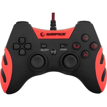 Snopy Rampage SG-R218 Ps3/pc x Input Kırmızı USB 1.8m