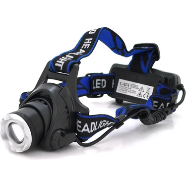 Cata CT-9123 Poyraz LED Kafa Feneri (Şarjlı) 3 Fonksiyonlu (Zom+Sos+Geniş