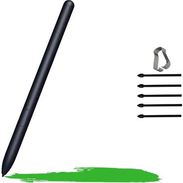 Sneezy Samsung Galaxy Tab S6 Lite P610 P620 Uyumlu Siyah Spen Stylus Tablet Kalemi Yedek Uç Seti