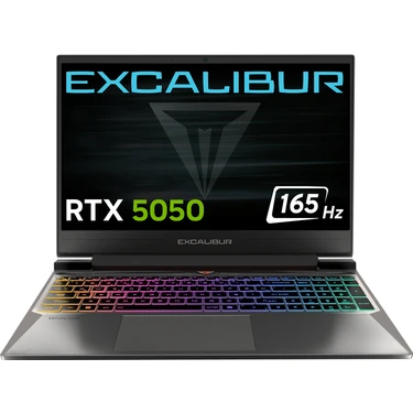 Casper Excalibur G870 Intel Core i7 13620H 16GB 1TB SSD RTX5050 Freedos 15.6" 165Hz Taşınabilir