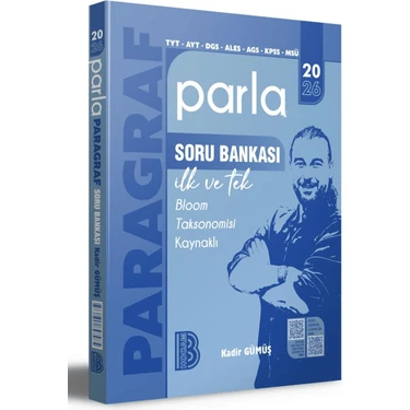 Tyt- Ayt- Dgs- Ales- Kpss- Msü Parla Paragraf Soru