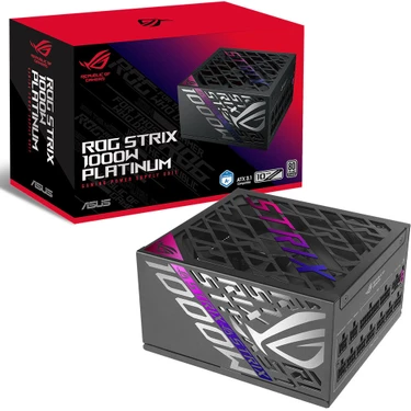 Asus 1000W 80+ Platınum Rog Strıx 1000P ATX 3.1 Tam Modüler Power Supply 10 Yıl