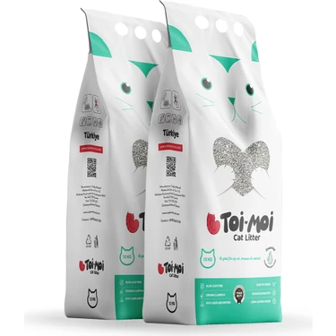 Toi Moi 2’li Avantajlı Paket - Kokusuz Sodyum Bentonit Kedi Kumu