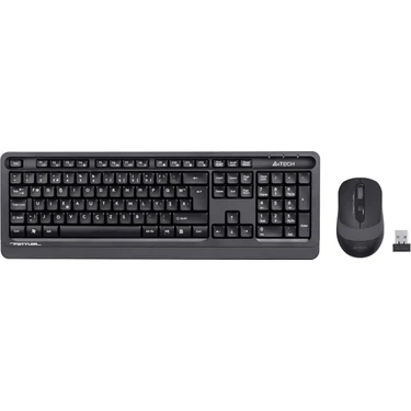 A4 Tech Fg1010F 2.4G Gri F Klavye Fn-Mm Klv+Optik Mouse Kablosuz