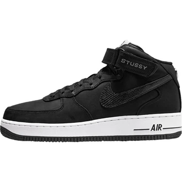 Nike Air Force 1 '07 Mid x Stussy Siyah Sneaker DJ7840001 Fiyatı