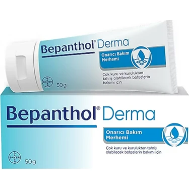 Bepanthol Derma Onarıcı Bakım Merhemi 50 gr Tüm Cilt Tipleri İçin Yoğun Nemlendirici