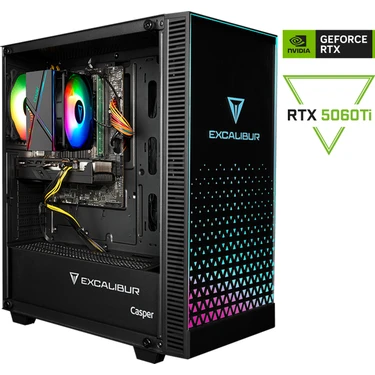Casper Excalibur E65L.144F-BFT0X-0HD Intel Core i5-14400F 16GB RAM 1TB SSD NVIDIA Geforce RTX