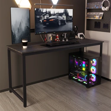 Oyuncu Masası - Bilgisayar Masası - Gamer Masası - Gaming Masa 60X160