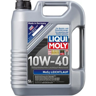 Liqui Moly MoS2 Leichtlauf 10W-40 5 Litre Motor Yağı (Üretim Yılı: