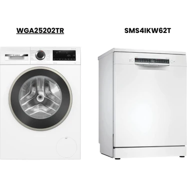 Bosch Ikılı Set WGA25202TR 10 kg Camasır+